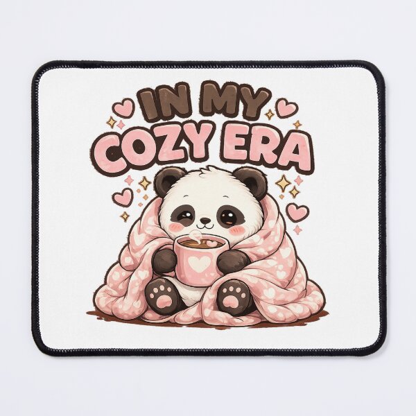 Item preview, In My Cozy Era | Cute Panda Aesthetic Design designed and sold by Lovestickerco.