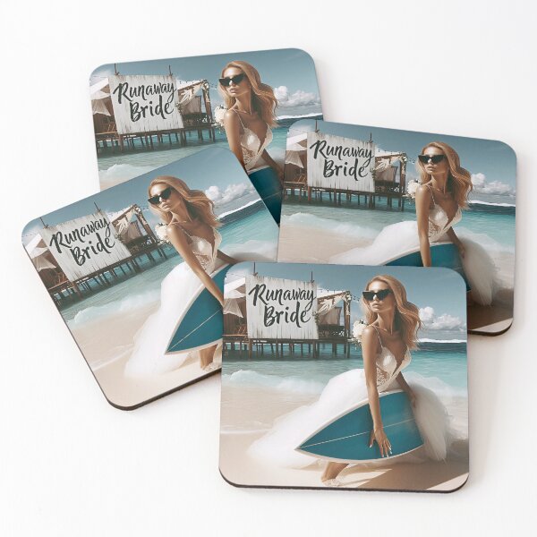 Item preview, Beach Bride Surfboard Bungalow designed and sold by Voodoo Store Paranormal Collections.