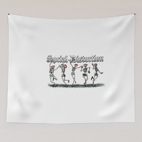 Item preview, Dancing Skeletons Red Hats Band Motif Graphic designed and sold by HumorInHues.
