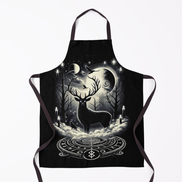 Item preview, Cosmic Stag Ritual – Moonlit Forest designed and sold by Dogandesighn.