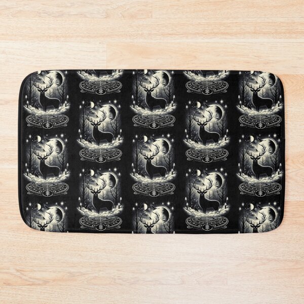 Item preview, Cosmic Stag Ritual – Moonlit Forest designed and sold by Dogandesighn.