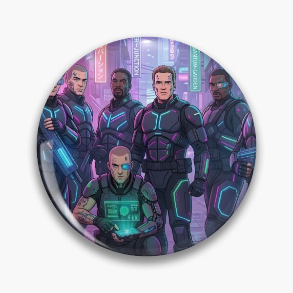 Item preview, Cyber Tactical Squad Neon Kyoto Street designed and sold by PowerArtUa.