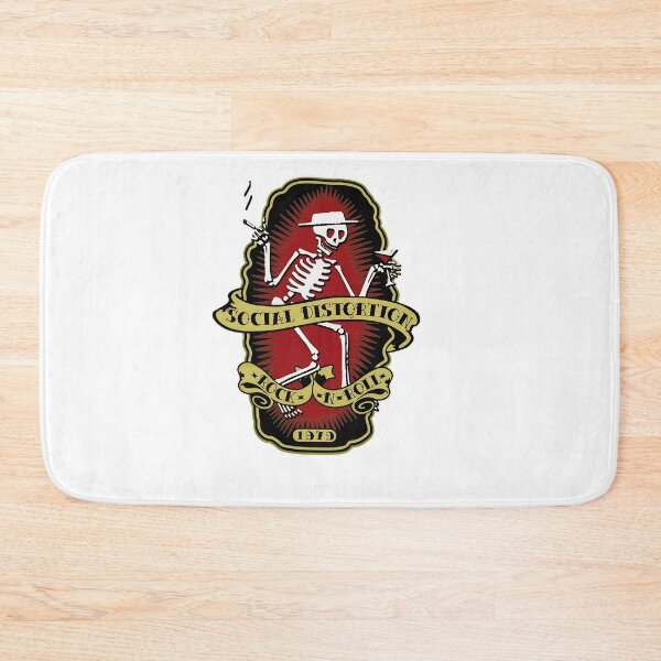 Item preview, Dancing Skeleton Emblem Band Graphic 1979 designed and sold by HumorInHues.
