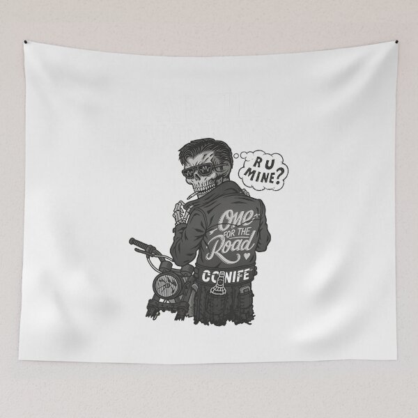 Item preview, Skeleton Rider Music Fan Graphic designed and sold by HumorInHues.