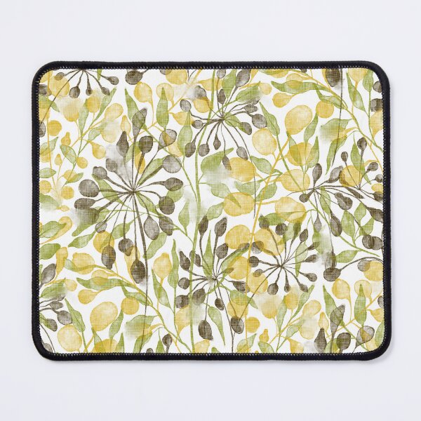 Item preview, Summer grasses and leaves in a meadow, watercolor summer scene designed and sold by Sonja Birkelbach.