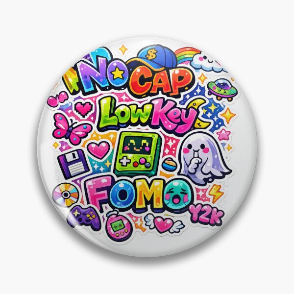 Item preview, No Cap Low Key FOMO Sticker designed and sold by Timephoenix.