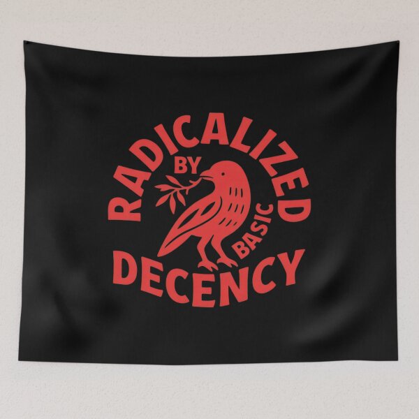 Item preview, Decency Radical Bird Olive Branch Emblem designed and sold by Random-Toon.