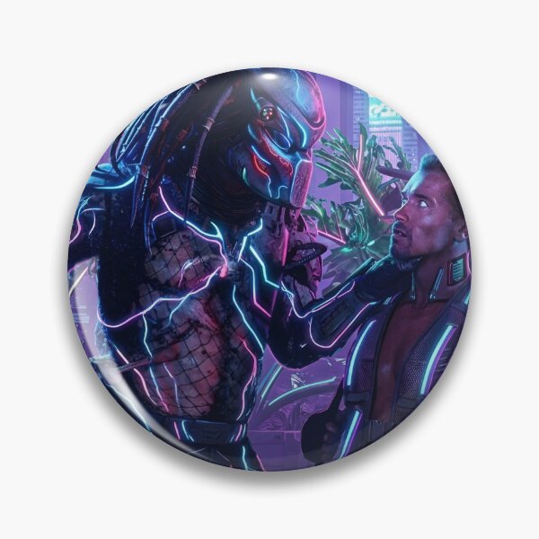Item preview, Cyberpunk Predator vs Commando Neon Showdown designed and sold by PowerArtUa.