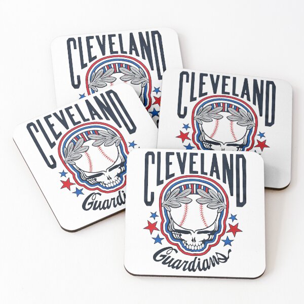 Item preview, Cleveland Guardians Baseball Grateful Dead Steal Your Face Skull designed and sold by Hewstyle.