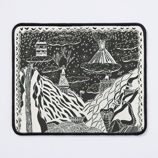 Item preview, Graphic Landscape Art Print Banner designed and sold by Random-Toon.