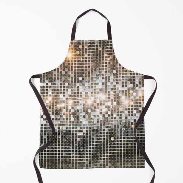 Item preview, Retro Silver Disco Ball Mirror Tile Funny Party Mosaic Glitters Pattern HD designed and sold by bard-art.