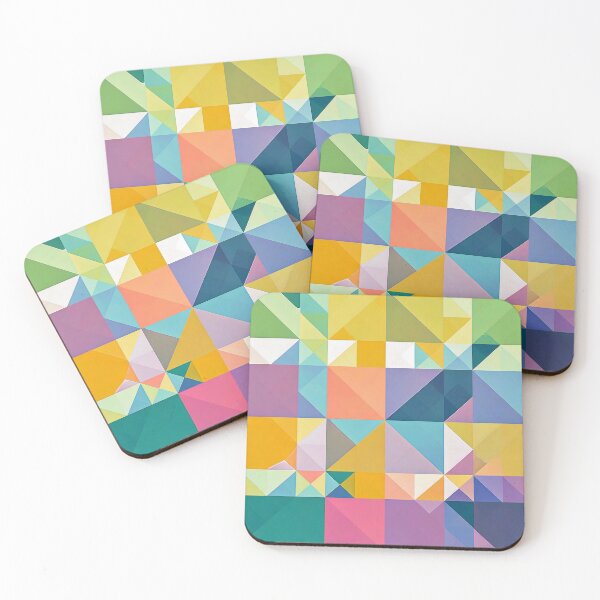 Item preview, Neon Squares and Triangles designed and sold by MCreations0519.