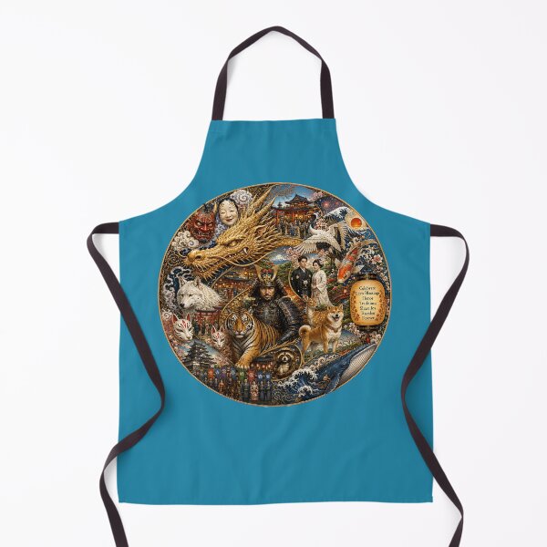 Item preview, Eternal Celebration of Japan – Dragon, Samurai & Sacred Beasts designed and sold by sunbowjp stadio.