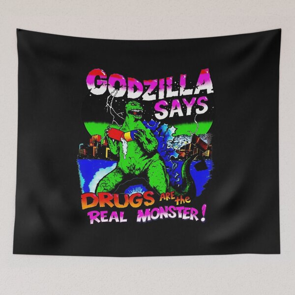 Item preview, Monster Says Real Monster Warning Artwork designed and sold by Kartezartion.