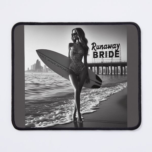 Item preview, Beach Bride Surfboard Skyline designed and sold by Voodoo Store Paranormal Collections.