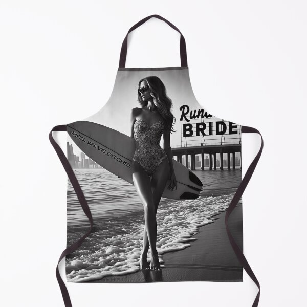 Item preview, Beach Bride Surfboard Skyline designed and sold by Voodoo Store Paranormal Collections.