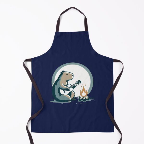 Item preview, Campfire Melody – Guitar capybara designed and sold by Dogandesighn.