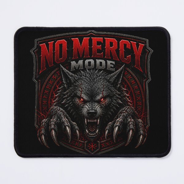 Item preview, No Mercy Mode Viking Wolf Norse Mythology Design designed and sold by R3X .