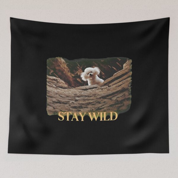 Item preview, Curious White Canine Peeking Out designed and sold by Kartezartion.