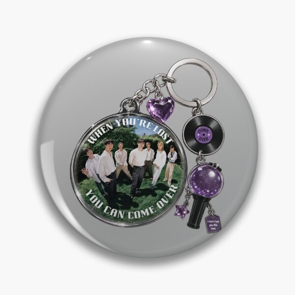 Item preview, BTS Come Over Keychain  designed and sold by ARMYPLUGCO.