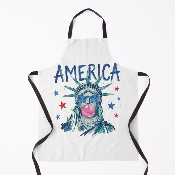 Item preview, Sassy Statue of Liberty - Retro Pop Art Bubblegum 4th of July designed and sold by AdyKurniawan.