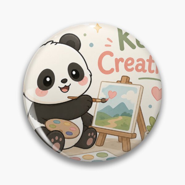 Item preview, Keep Creating Artist Panda designed and sold by CodePaws Creations.