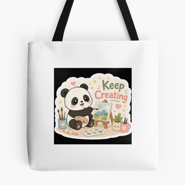 Item preview, Keep Creating Artist Panda designed and sold by CodePaws Creations.