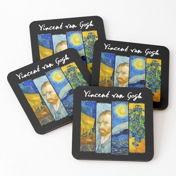 Item preview, Famous Van Gogh Paintings Art Starry Night Flowers Portrait  designed and sold by Littermin.