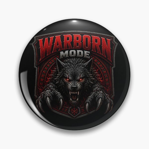 Item preview, Warborn Mode Viking Wolf Norse Warrior Design designed and sold by R3XFORGE.