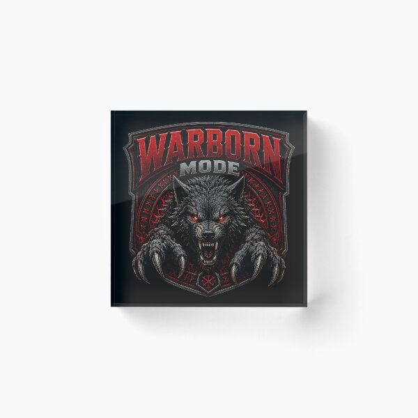 Item preview, Warborn Mode Viking Wolf Norse Warrior Design designed and sold by R3X .