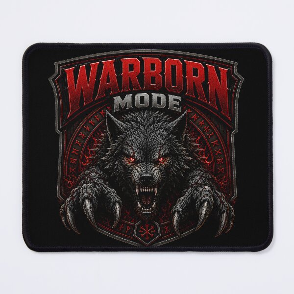 Item preview, Warborn Mode Viking Wolf Norse Warrior Design designed and sold by R3XFORGE.