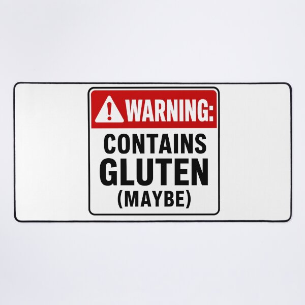 Item preview, WARNING: Contains Gluten (Maybe) designed and sold by Beluga Cat.