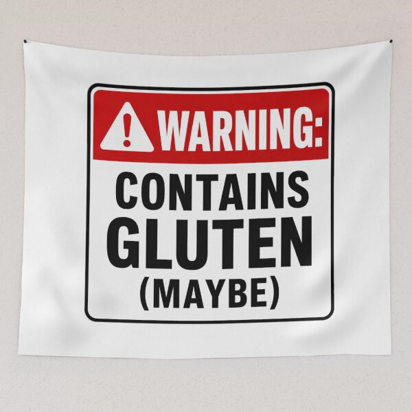 Item preview, WARNING: Contains Gluten (Maybe) designed and sold by Beluga Cat.