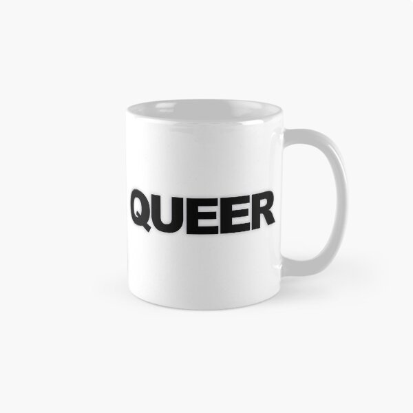 Item preview, QUEER — Black Minimal Bold Type Statement designed and sold by WORDPAUSE.
