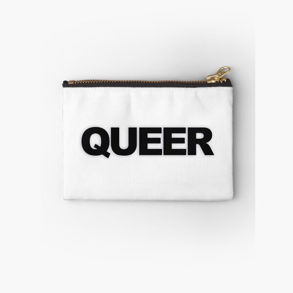Item preview, QUEER — Black Minimal Bold Type Statement designed and sold by WORDPAUSE.