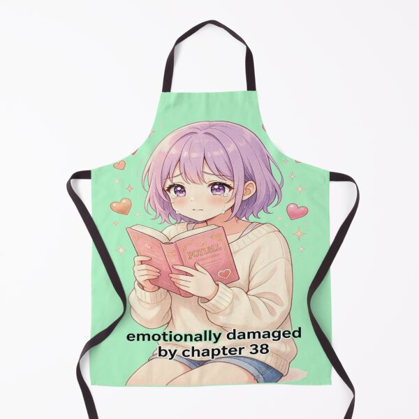 Item preview, Emotionally Damaged by Chapter 38 | Funny Romance Reader Anime Design designed and sold by BookedAndDesign.