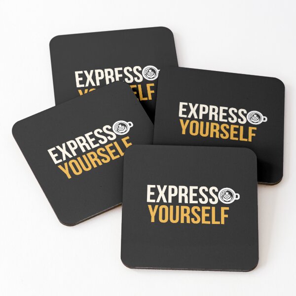 Item preview, Espresso Yourself Funny Coffee Lover T-Shirt Barista Gift Caffeine Humor Coffee Tee designed and sold by TongTang.