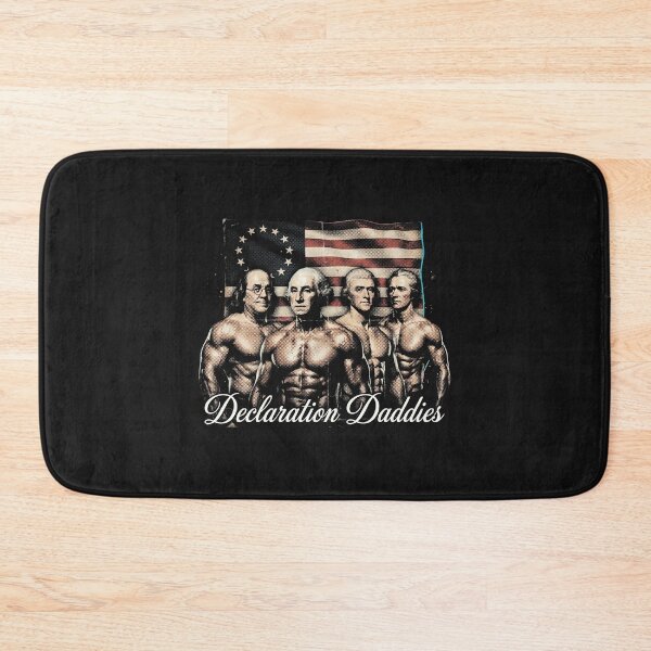 Item preview, Declaration Daddies - Funny Swole Founding Fathers 4th of July Gym Meme designed and sold by AdyKurniawan.