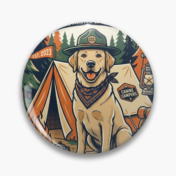 Artikelvorschau, Camping-Crewchef – Lustiges Hundeabenteuer-Camping-Design entworfen und verkauft von PGRprint.