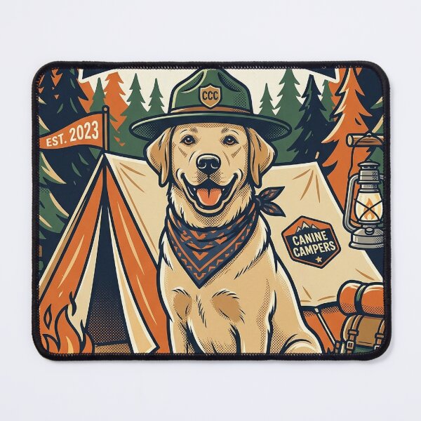 Item preview, Camping Crew Chief – Funny Dog Adventure Camping Design designed and sold by PGRprint.