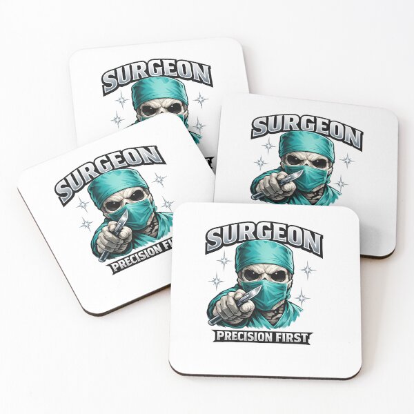 Item preview, Horror Skeleton Surgeon Precision First Surgical Doctor Gift for National Surgical Technologists Week Halloween Medical Professional Appreciation Design designed and sold by ClinicalHubs.