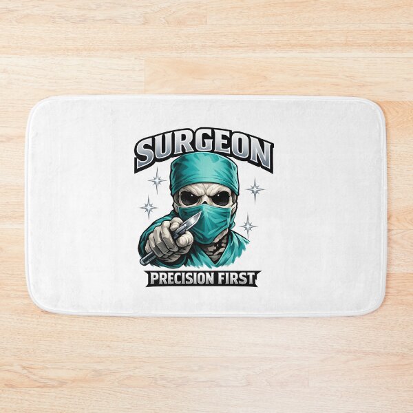 Item preview, Horror Skeleton Surgeon Precision First Surgical Doctor Gift for National Surgical Technologists Week Halloween Medical Professional Appreciation Design designed and sold by ClinicalHubs.