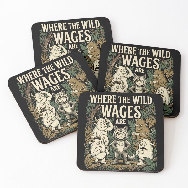 Item preview, Where The Wild Wages Are — Funny Parody Shirt | Millennial Humor | Work Life Sarcastic Gift | Paycheck Humor Tee designed and sold by BumbleBloom7.