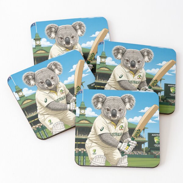 Item preview, Cricket Star Koala Ready To Strike designed and sold by TeesofAuss.