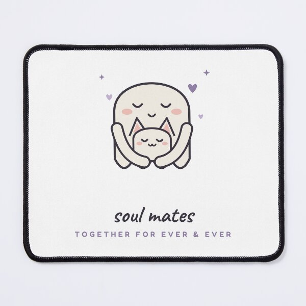 Item preview, Soul Mates | Ghost Hugging Ghost Cat designed and sold by AmberSkyPhoto.