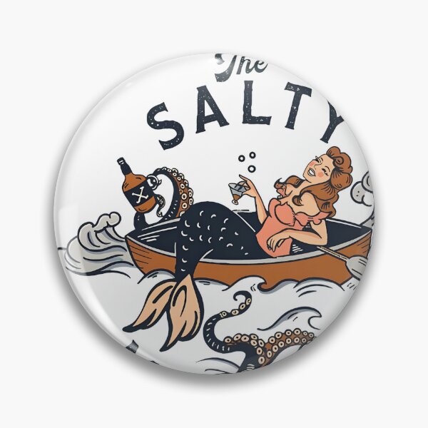 Item preview, Salty Mermaid Retro Ocean Drink Vessel designed and sold by NeonMashup.