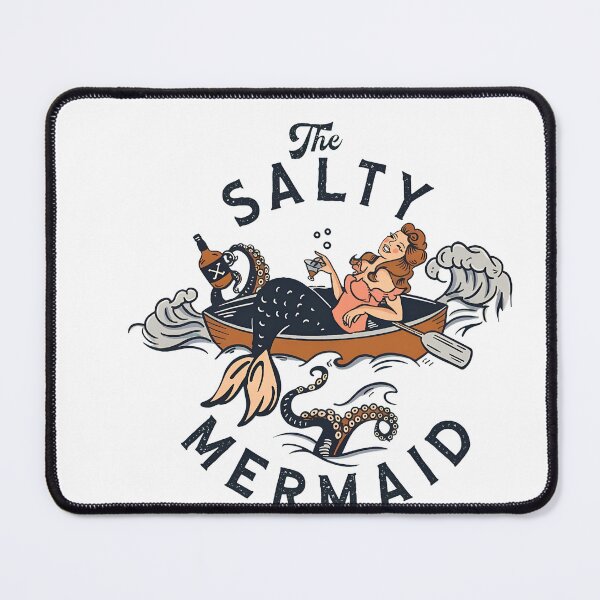 Item preview, Salty Mermaid Retro Ocean Drink Vessel designed and sold by NeonMashup.
