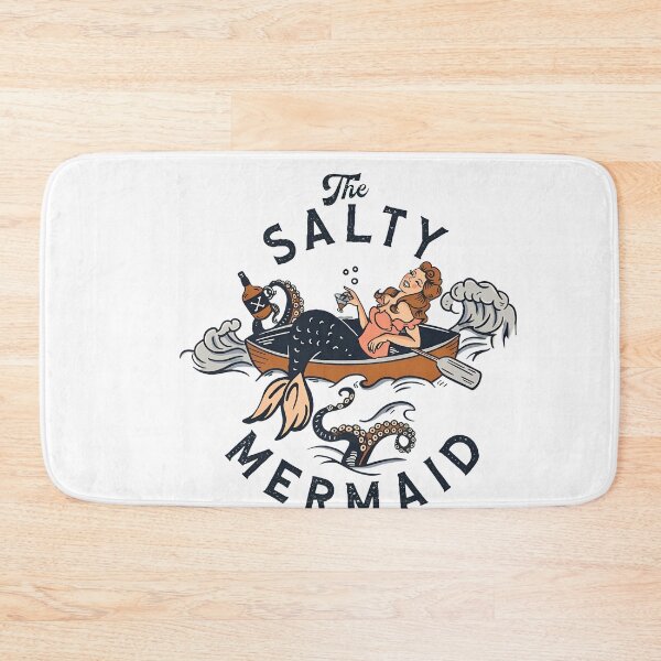 Item preview, Salty Mermaid Retro Ocean Drink Vessel designed and sold by NeonMashup.