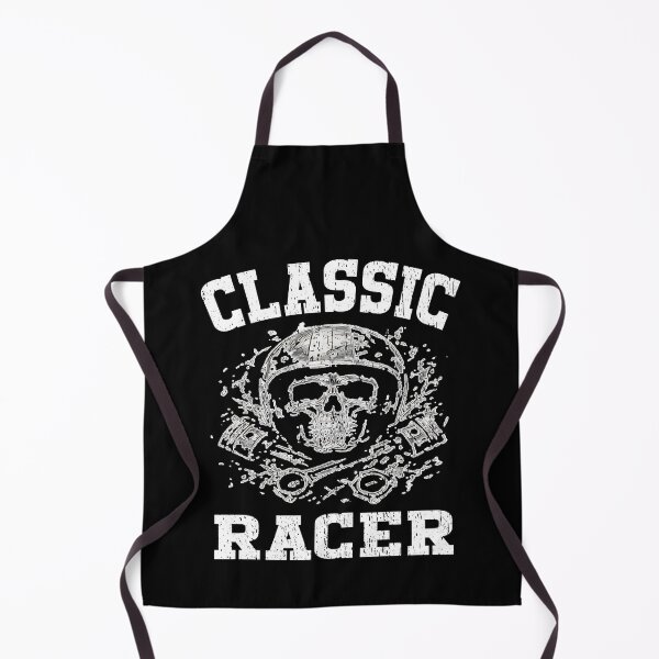 Item preview, Classic Racer Vintage Skull and Crossed Pistons Motorsport historic racing classic cars and bikes designed and sold by Jt41.