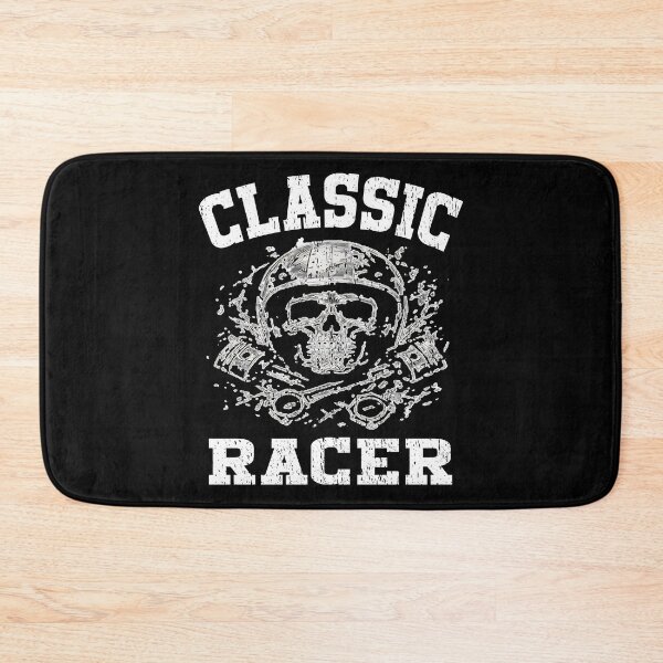 Item preview, Classic Racer Vintage Skull and Crossed Pistons Motorsport historic racing classic cars and bikes designed and sold by Jt41.